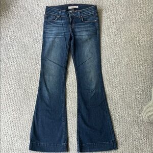 J Brand Mayflower Flare Wide Leg Jeans